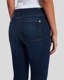 7 For All Mankind Slim Illusion High Waist Ankle Skinny In Tried And True -7 For All Mankind 7U0011719 TRT 5