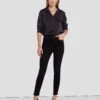 7 For All Mankind High Waist Ankle Skinny In Black Rose -7 For All Mankind 7U001216 BRS 1 EDIT