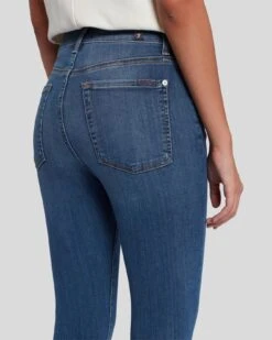 7 For All Mankind Slim Illusion High Waist Ankle Skinny In Love Story -7 For All Mankind 7U001393 LOV 5