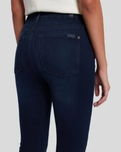 7 For All Mankind Slim Illusion High Waist Skinny In Twilight Blue -7 For All Mankind 7U003467 TWB 5