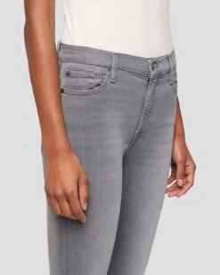 7 For All Mankind Slim Illusion Skinny Luxe High Waist In Bliss -7 For All Mankind 7U003A24 BS2 3