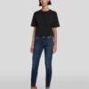 7 For All Mankind B(air) Authentic Denim Ankle Skinny In Fate