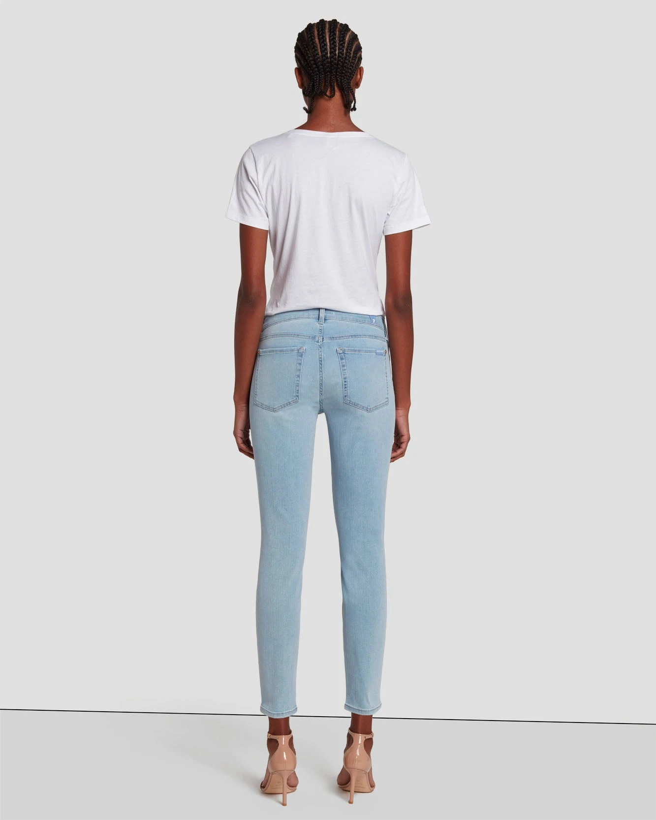7 For All Mankind B(air) Ankle Skinny In Mirage 6 7 For All Mankind B(air) Ankle Skinny In Mirage - Image 4