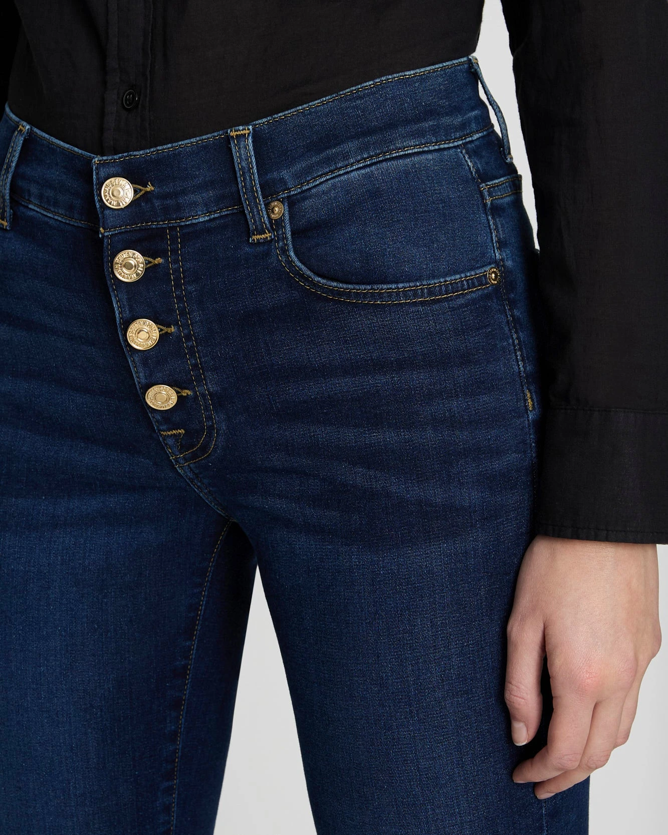 7 For All Mankind B(air) Bootcut Tailorless In Rinsed Indigo 5 7 For All Mankind B(air) Bootcut Tailorless In Rinsed Indigo - Image 3