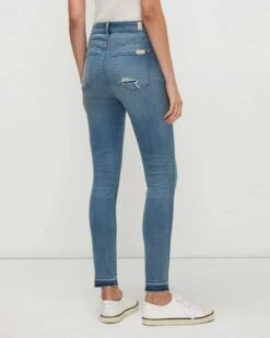 7 For All Mankind Slim Illusion HW Ankle Skinny In Aloe 9 7 For All Mankind Slim Illusion HW Ankle Skinny In Aloe -7 For All Mankind 7U082393 AO1 04