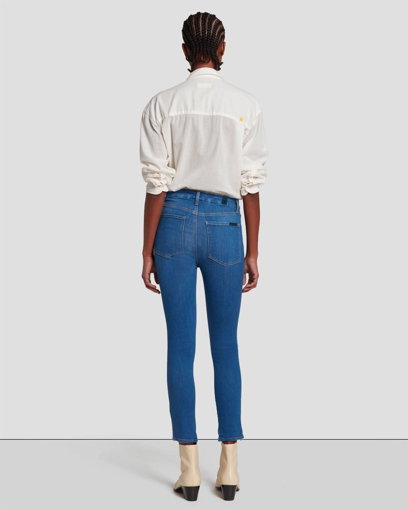 7 For All Mankind No Filter Ultra High Rise Ankle Skinny In Mazete 6 7 For All Mankind No Filter Ultra High Rise Ankle Skinny In Mazete - Image 4