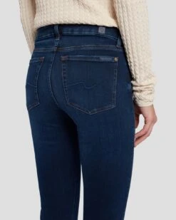 7 For All Mankind Slim Illusion Kimmie Straight In Legendary -7 For All Mankind 7U301U58 LEG 5