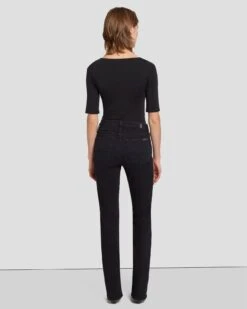 7 For All Mankind Kimmie Bootcut In Black Rose -7 For All Mankind 7U302216 BRS 4