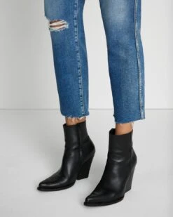 7 For All Mankind Luxe Vintage High Waist Cropped Straight In Lyme 8 7 For All Mankind Luxe Vintage High Waist Cropped Straight In Lyme -7 For All Mankind 7U305720 LY4 3