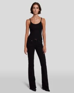 7 For All Mankind B(air) Original Bootcut In Rinsed Black