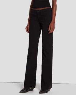 7 For All Mankind B(air) Original Bootcut In Rinsed Black -7 For All Mankind 7U315C43 RB4 2