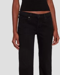 7 For All Mankind B(air) Original Bootcut In Rinsed Black -7 For All Mankind 7U315C43 RB4 3