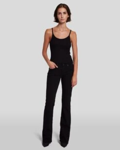 7 For All Mankind B(air) Original Bootcut In Rinsed Black -7 For All Mankind 7U315C43 RB4 6 74e05a83 1588 4f92 8f10 26aa2b100c74