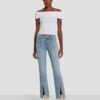 7 For All Mankind Broken Twill Kimmie Straight In De Ville -7 For All Mankind 7U343067 DVL 1