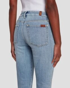 7 For All Mankind Broken Twill Kimmie Straight In De Ville -7 For All Mankind 7U343067 DVL 5