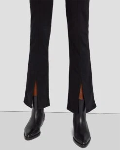 7 For All Mankind Slim Illusion Kimmie Straight In Black -7 For All Mankind 7U343526 SIB 0507 D1