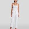 7 For All Mankind Slim Illusion High Waist Slim Kick In Luxe White -7 For All Mankind 7U350399 SMW 1