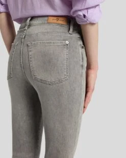 7 For All Mankind Luxe Vintage High Waist Slim Kick In Imprint -7 For All Mankind 7U352711 IM2 5