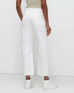 7 For All Mankind Easy Straight With Embroidery In Chamomile Destroy -7 For All Mankind 7U409795 CHM 03