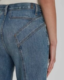 7 For All Mankind Easy Straight Star Panel In Palma Rosa 9 7 For All Mankind Easy Straight Star Panel In Palma Rosa -7 For All Mankind 7U421555 PRP 03