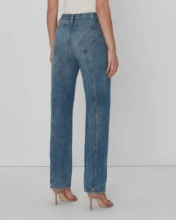 7 For All Mankind Easy Straight Star Panel In Palma Rosa 10 7 For All Mankind Easy Straight Star Panel In Palma Rosa -7 For All Mankind 7U421555 PRP 04