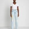 7 For All Mankind The Jennifer 90's Baggy Jean In Blue Babe -7 For All Mankind 7U422555 BBE 1