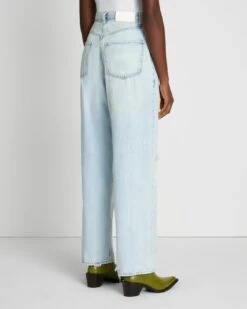 7 For All Mankind The Jennifer 90's Baggy Jean In Blue Babe 9 7 For All Mankind The Jennifer 90's Baggy Jean In Blue Babe -7 For All Mankind 7U422555 BBE 4