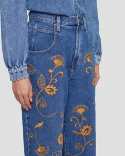 7 For All Mankind The Jennifer 90s Baggy Jean In Explorer 10 7 For All Mankind The Jennifer 90s Baggy Jean In Explorer -7 For All Mankind 7U422C10 EP1 3