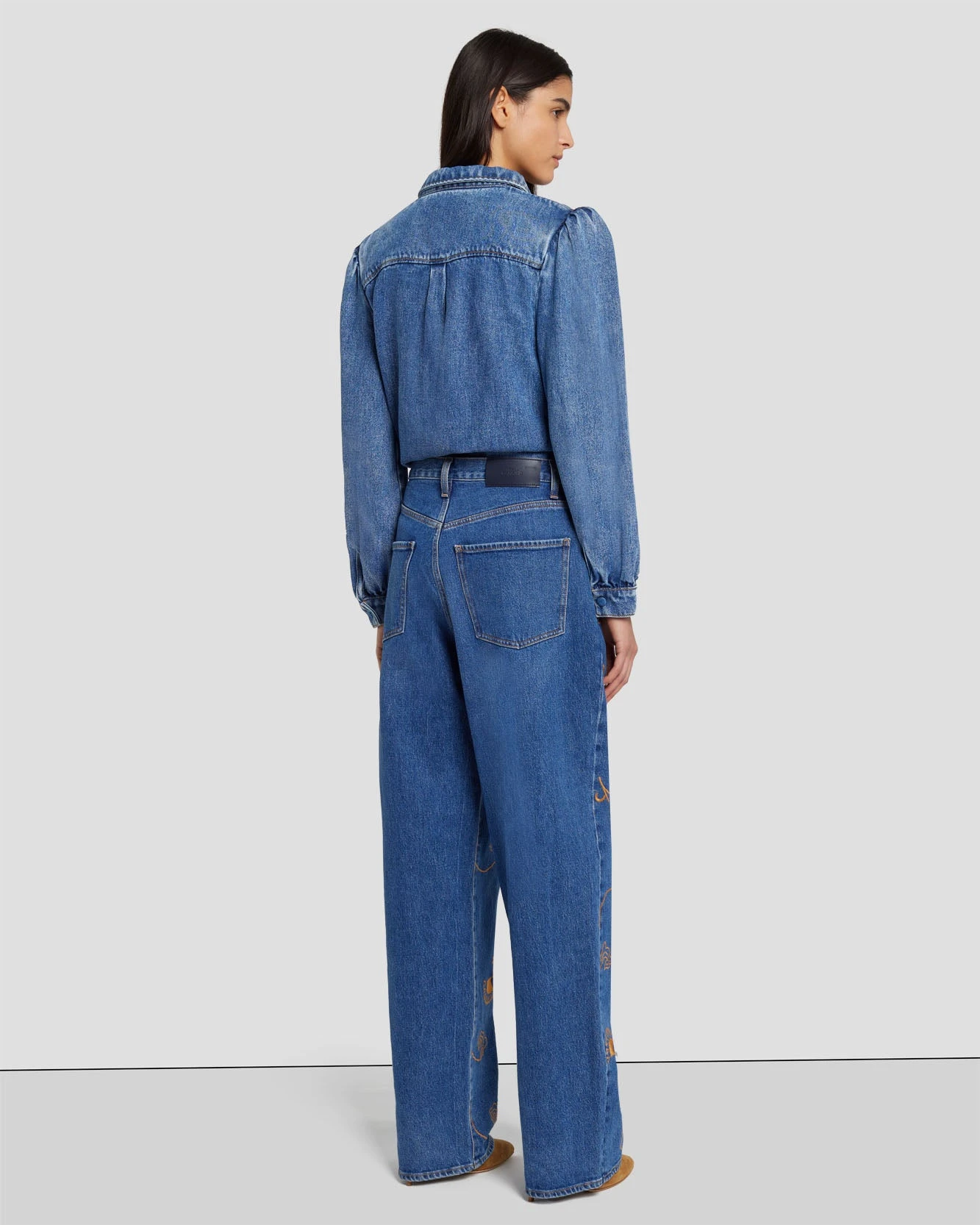 7 For All Mankind The Jennifer 90s Baggy Jean In Explorer 6 7 For All Mankind The Jennifer 90s Baggy Jean In Explorer - Image 4