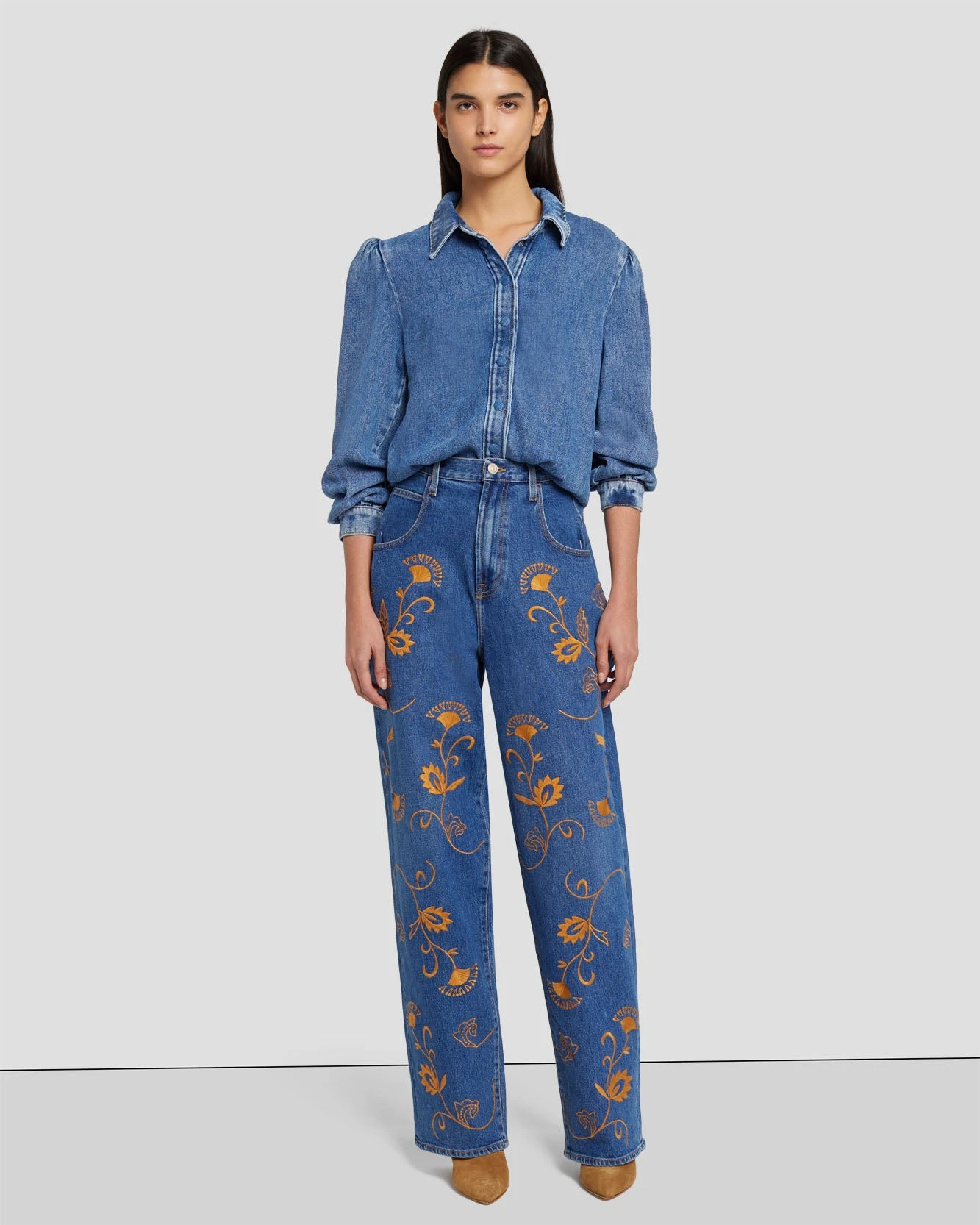 7 For All Mankind The Jennifer 90s Baggy Jean In Explorer 8 7 For All Mankind The Jennifer 90s Baggy Jean In Explorer - Image 6