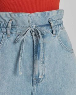 7 For All Mankind Paperbag Waist Balloon In Tuberose -7 For All Mankind 7U429545 TUP 04