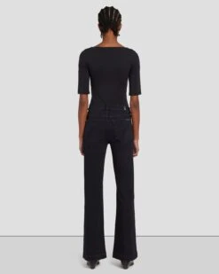 7 For All Mankind Tailorless Dojo In Black Rose -7 For All Mankind 7U452216 BRS 4