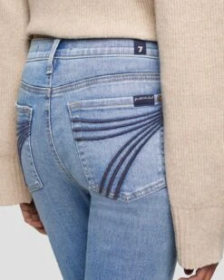 7 For All Mankind Tailorless Dojo In Tribeca Light -7 For All Mankind 7U45244A TLG 5