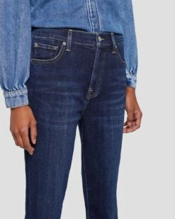 7 For All Mankind Broken Twill High Waist Slim Kick In Calix -7 For All Mankind 7U500067 CL6 3
