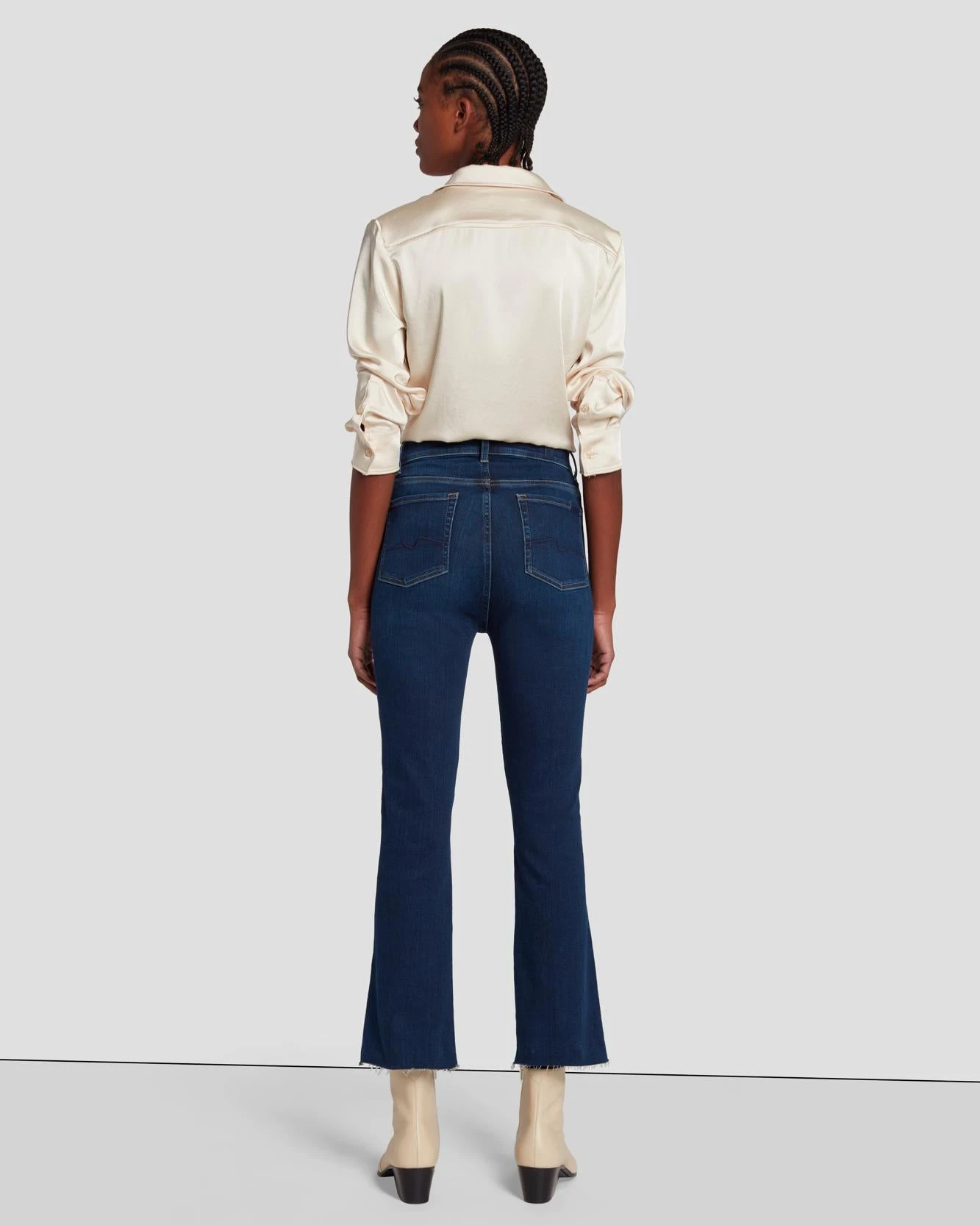 7 For All Mankind Slim Illusion High Waist Slim Kick In Opulent 6 7 For All Mankind Slim Illusion High Waist Slim Kick In Opulent - Image 4