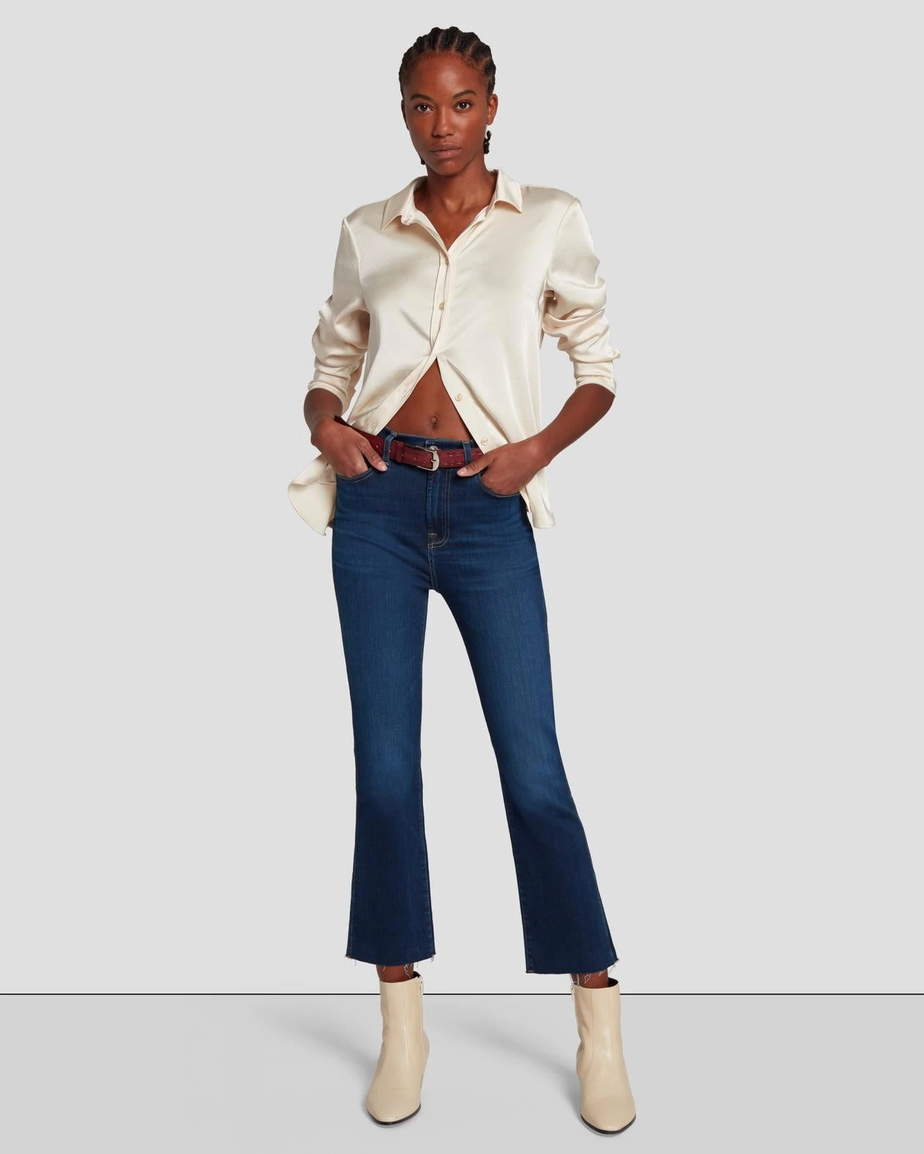 7 For All Mankind Slim Illusion High Waist Slim Kick In Opulent 8 7 For All Mankind Slim Illusion High Waist Slim Kick In Opulent - Image 6