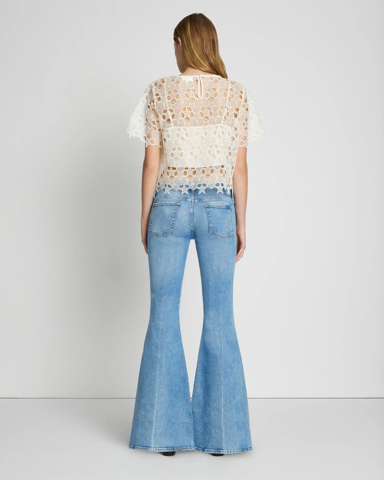 7 For All Mankind Low Rise Flare In Chamberlain 6 7 For All Mankind Low Rise Flare In Chamberlain - Image 4