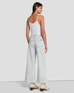 7 For All Mankind Ultra High Rise Cropped Jo In Rainy Blue -7 For All Mankind 7U532C10 RBU 4