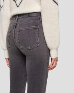 7 For All Mankind Luxe Vintage High Waist Slim Kick In Courage -7 For All Mankind 7U534C32 CO7 5