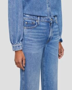 7 For All Mankind Tailorless Denim Lustre Modern Dojo In Daylily -7 For All Mankind 7U536C86 DLY 3