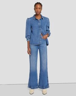 7 For All Mankind Tailorless Denim Lustre Modern Dojo In Daylily -7 For All Mankind 7U536C86 DLY 6