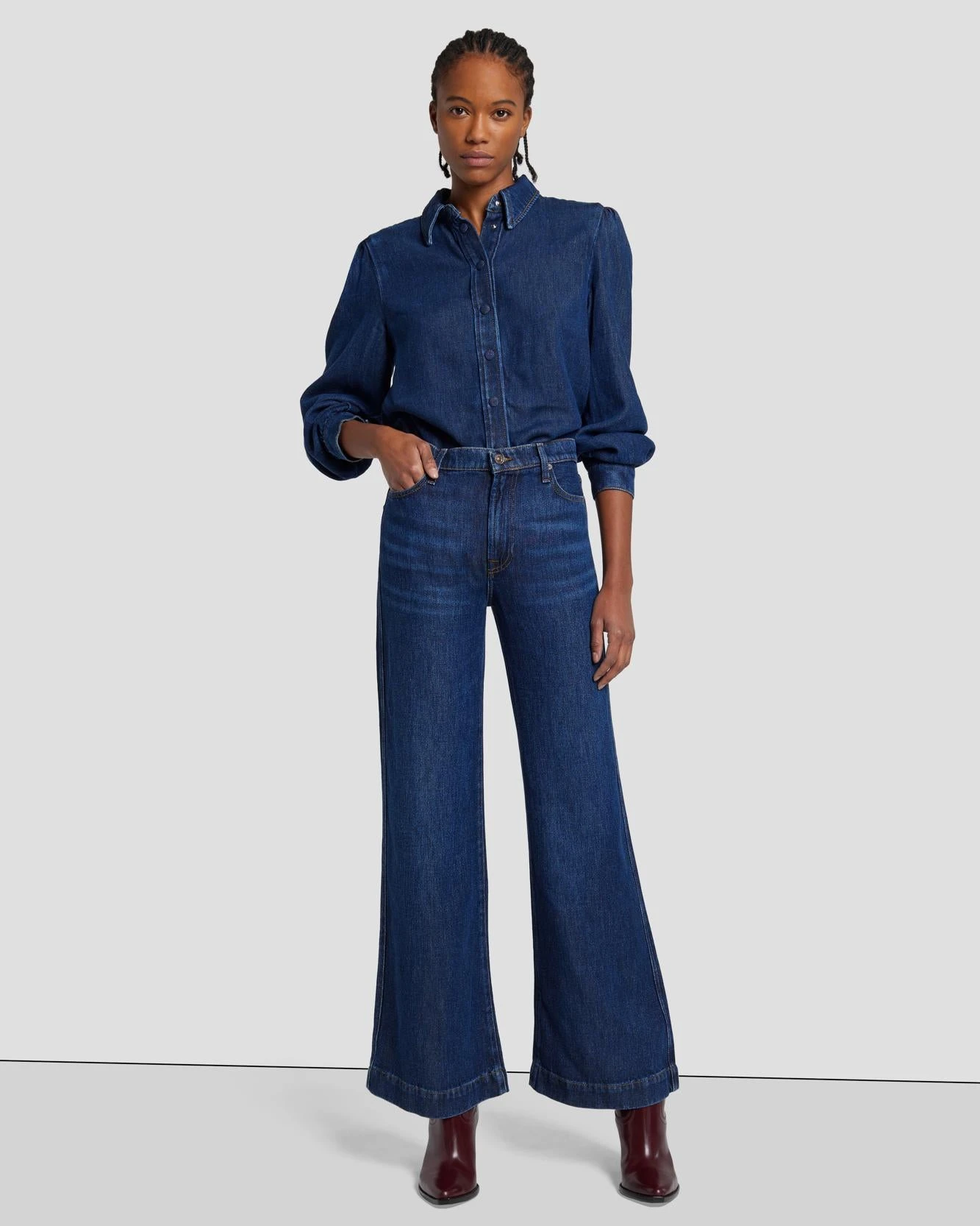 7 For All Mankind Tailorless Denim Lustre Modern Dojo In Poppy 8 7 For All Mankind Tailorless Denim Lustre Modern Dojo In Poppy - Image 6