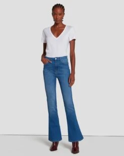 7 For All Mankind Tailorless No Filter UHR Skinny Bootcut In Mazete