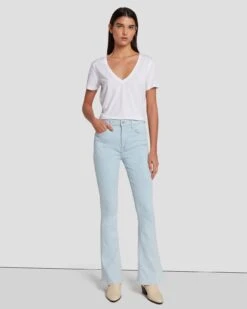 7 For All Mankind Tailorless No Filter UHR Skinny Bootcut In Peretti -7 For All Mankind 7U633650 PER 6