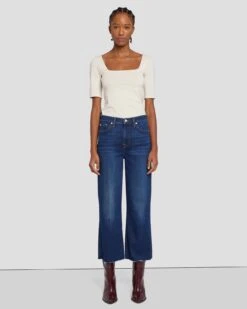 7 For All Mankind Cropped Alexa In Dian -7 For All Mankind 7U641005 IA1 6