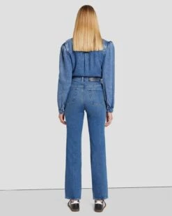 7 For All Mankind MANKIND Logan Stovepipe In Explorer -7 For All Mankind 7U644C65 EPR 4