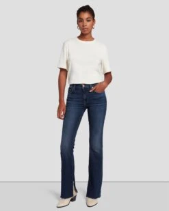 7 For All Mankind Tailorless Luxe Vintage Bootcut In Deep Soul