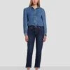 7 For All Mankind Broken Twill Josefina In Calix -7 For All Mankind 7U646067 CLX 1