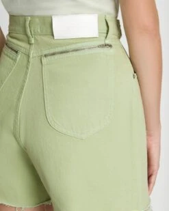 7 For All Mankind Ruby Easy Short In Sea Foam -7 For All Mankind 7U745295 SFM 3