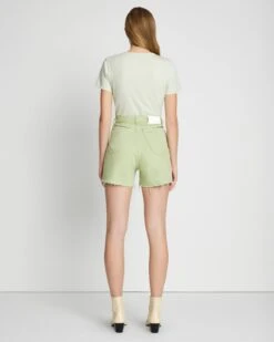 7 For All Mankind Ruby Easy Short In Sea Foam -7 For All Mankind 7U745295 SFM 4